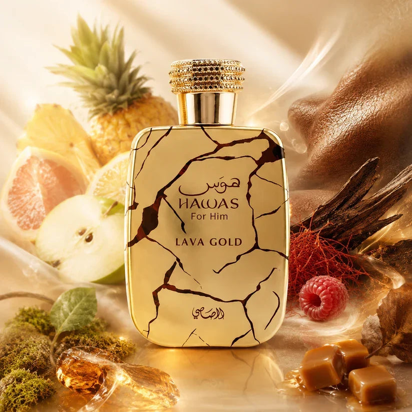 Rasasi Hawas Lava Gold Eau De Parfum 100ml For Man