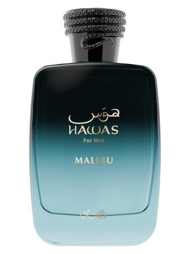 Hawas for Him Malibu Eau De Parfum Spray by Rasasi 100ml/3.38oz
